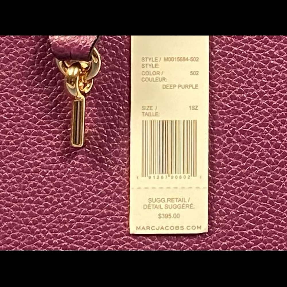 Marc Jacobs Purple Tote Bag - Picture 10 of 10
